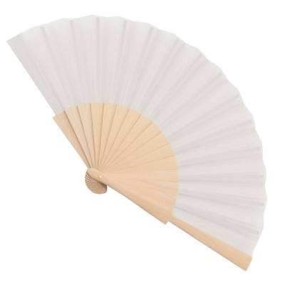 Abanico Plegable Personalizado Multicolor de Madera